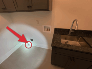 Dryer Duct Location Placed on top of Bottom Plate in Middle TN Home