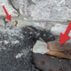 New Construction Mistakes - Exposed wood and roofing nails on new home roof causing potential leaks